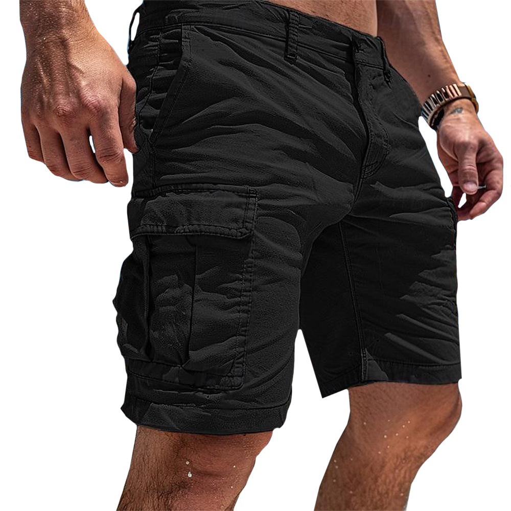 David | Cargo korte broek voor heren - Zwart
