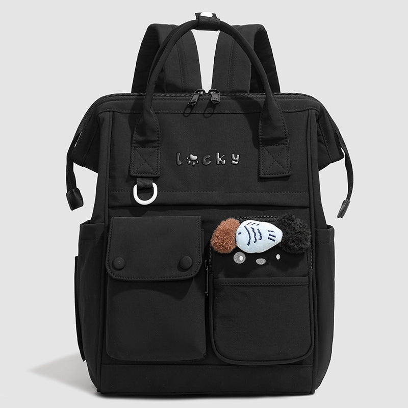 David | Multifunctionele rugzak voor school en werk - Zwart