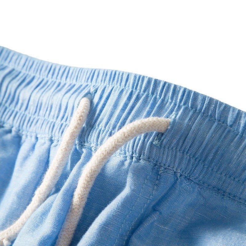 Ludovic - Pantalon d'Été en Lin Stylé et Confortable pour Hommes