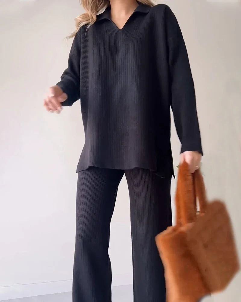 Yolanthe - Tweedelige Stijlvolle Set Broek met Top