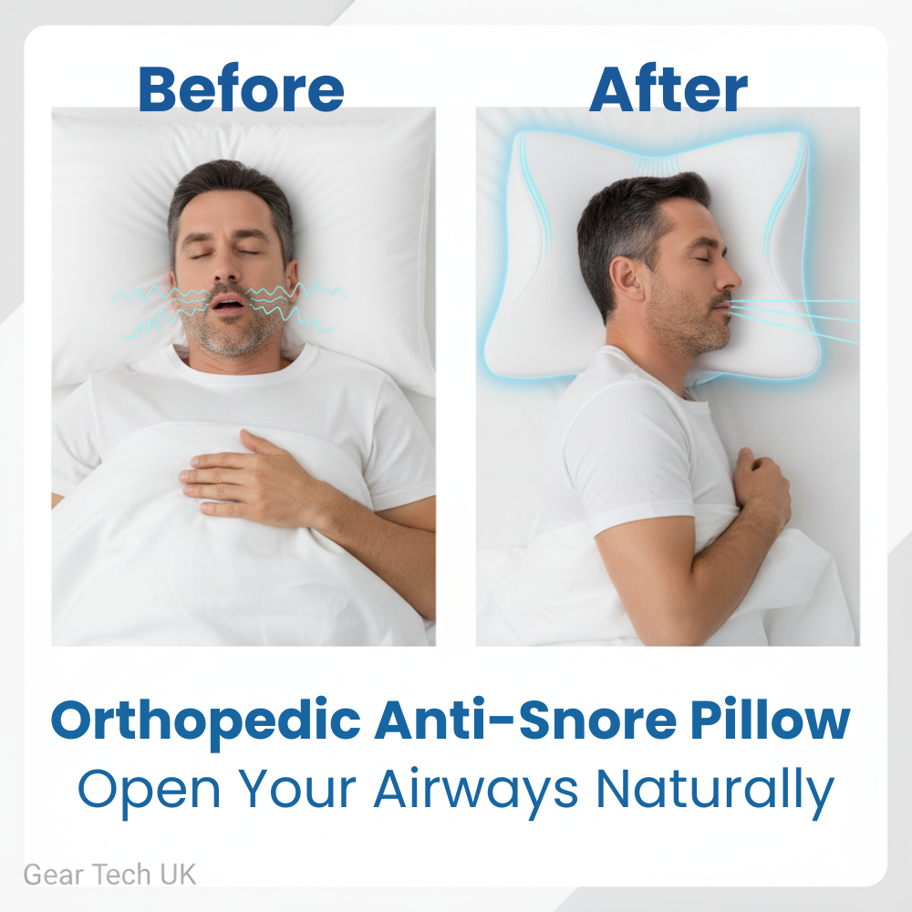 Edwin | Ergonomisch traagschuim kussen, wit - view 2