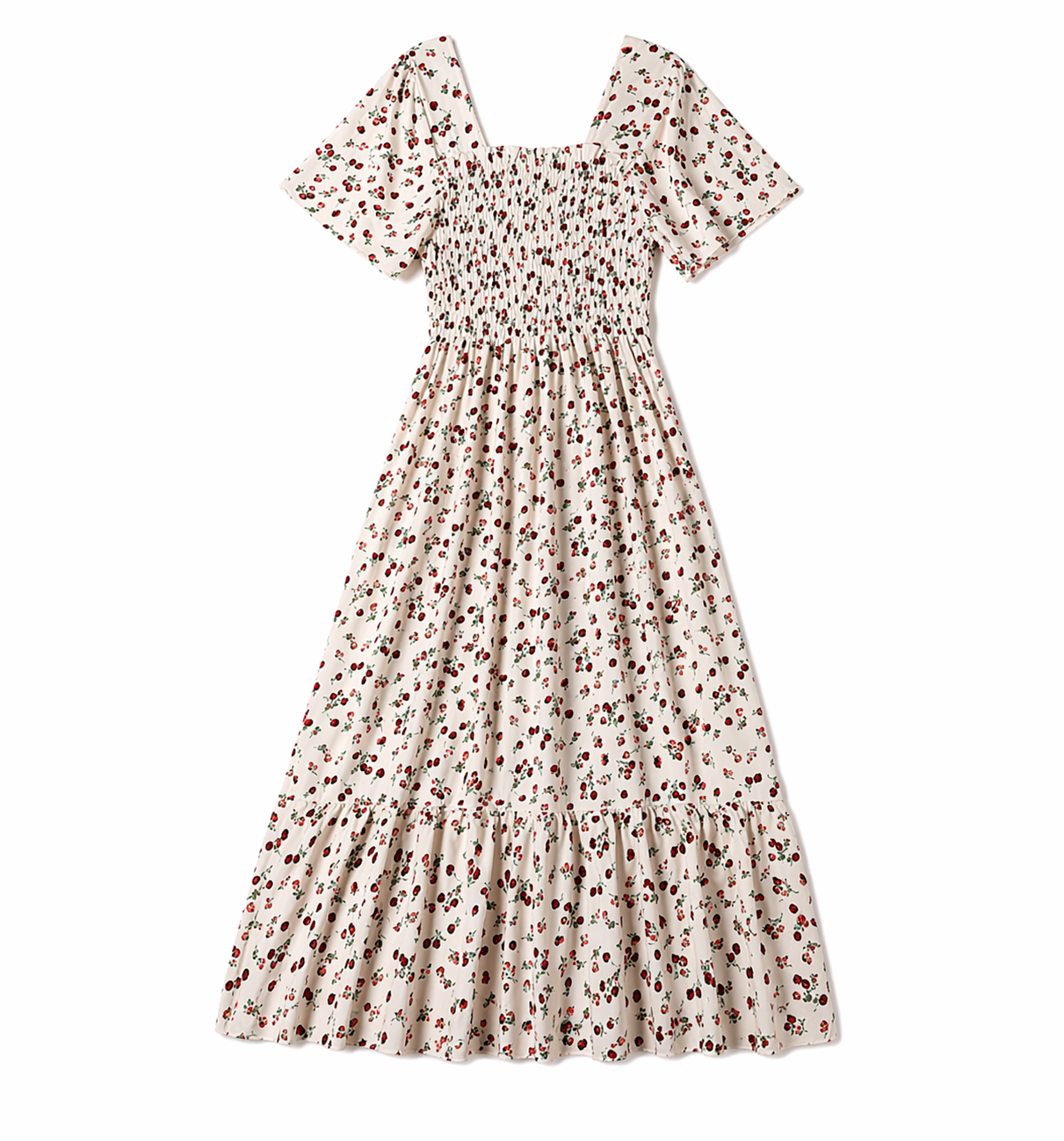 Elske | Midi jurk met bloemen voor dames - view 6