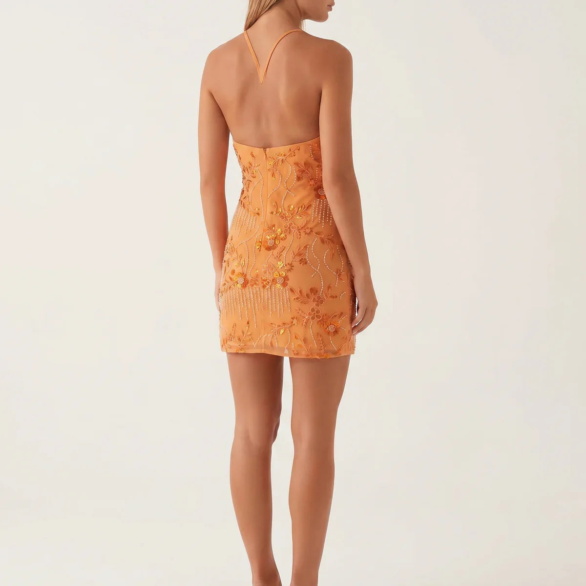 Femke | Mini jurk dames met bloemen - view 9