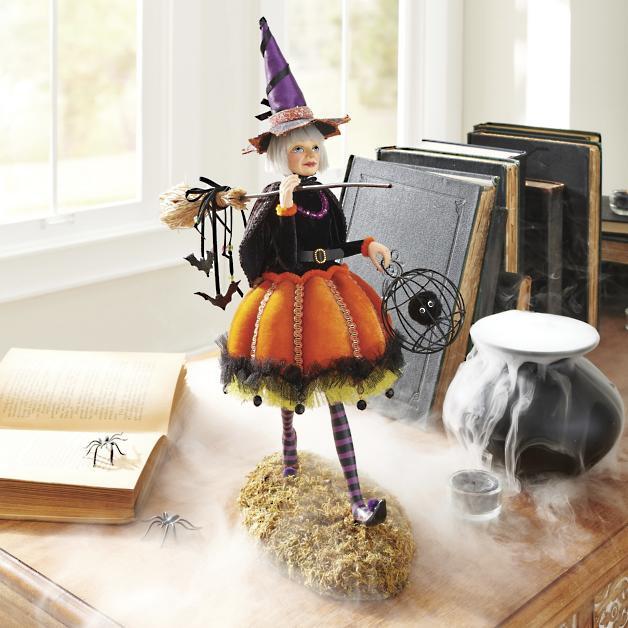 Finn | Handgemaakte heks harsfiguur voor Halloween - foto 1