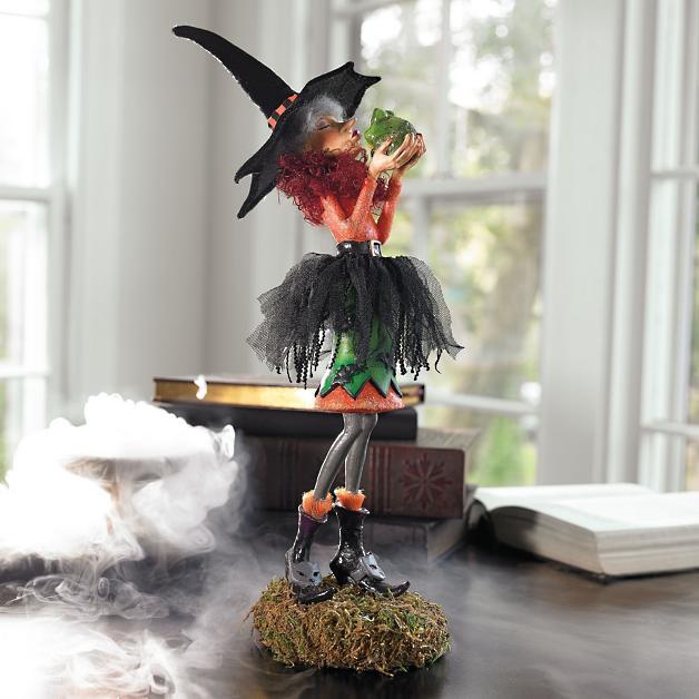 Finn | Handgemaakte heks harsfiguur voor Halloween - foto 11