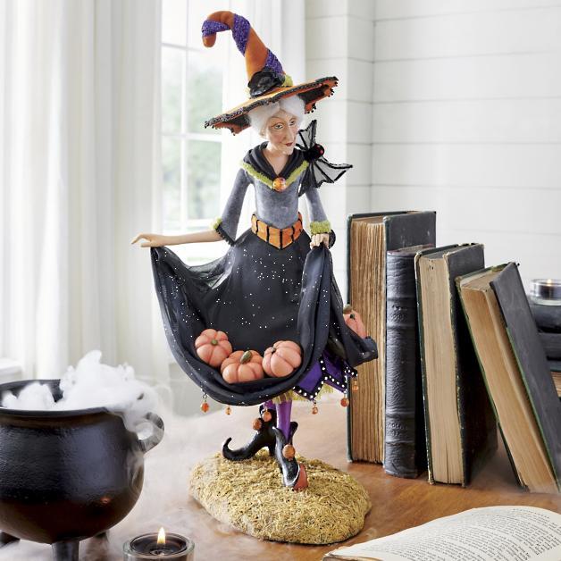 Finn | Handgemaakte heks harsfiguur voor Halloween - foto 3