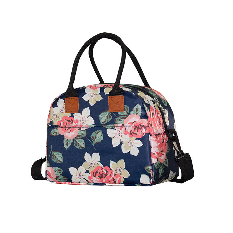 Francien | Koeltas dames met print - Donkerblauw