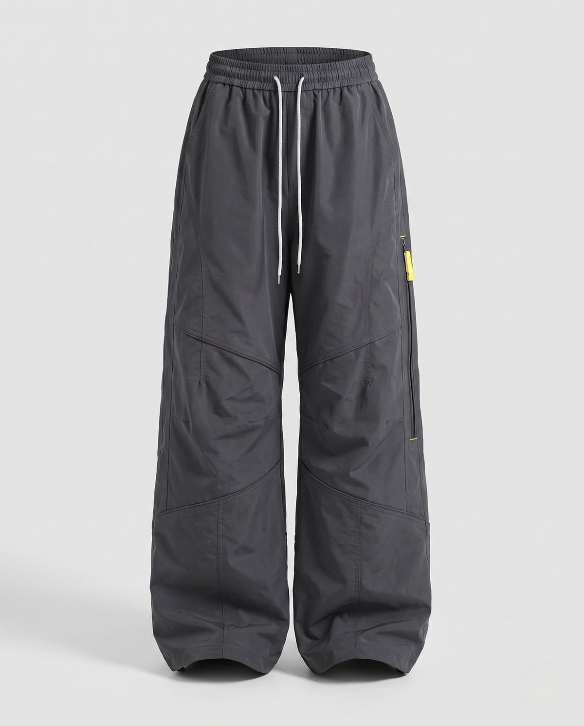 Frederique | Outdoor broek dames met wijde pijp - Donkergrijs