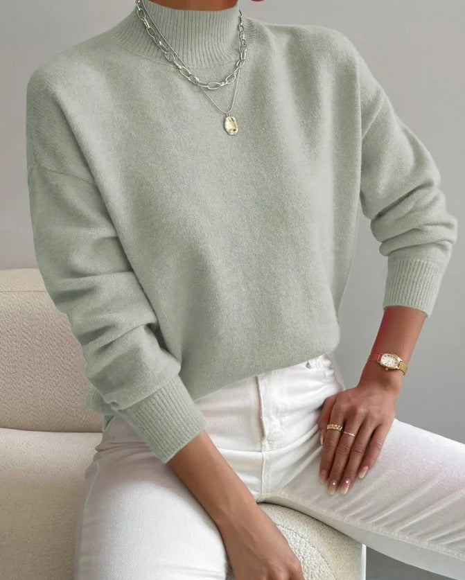 Sophia - Gestrickter Pullover mit langen Ärmeln