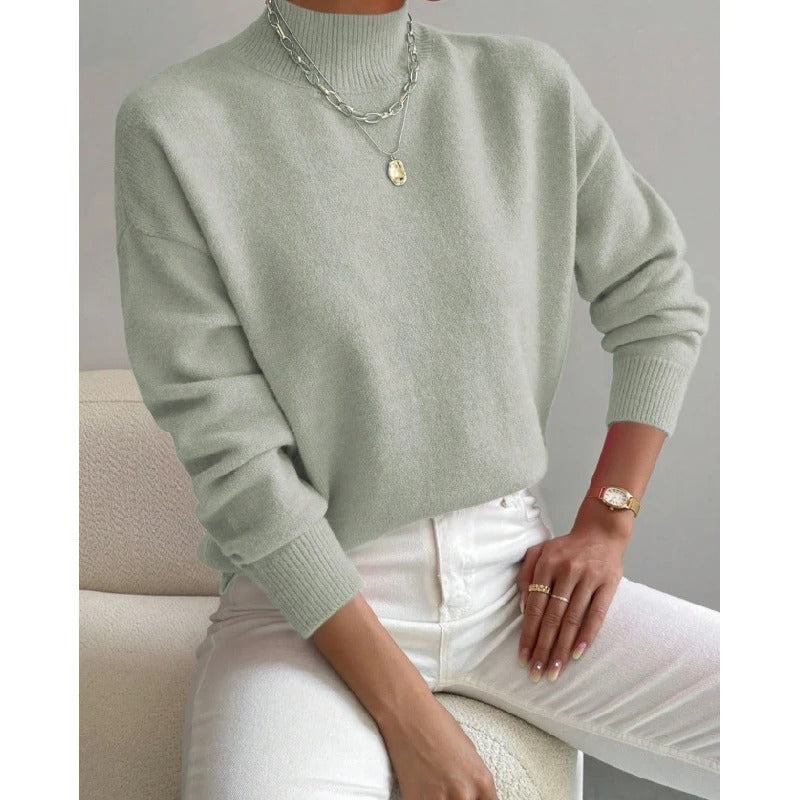 Sophia - Gestrickter Pullover mit langen Ärmeln