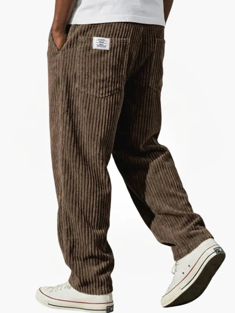 Geert | Corduroy broek voor heren - Bruin