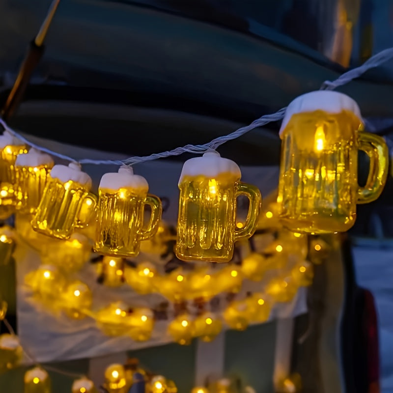 Gerard | Bierpul lichtketting warmwit met 20 LED-lampjes - foto 1