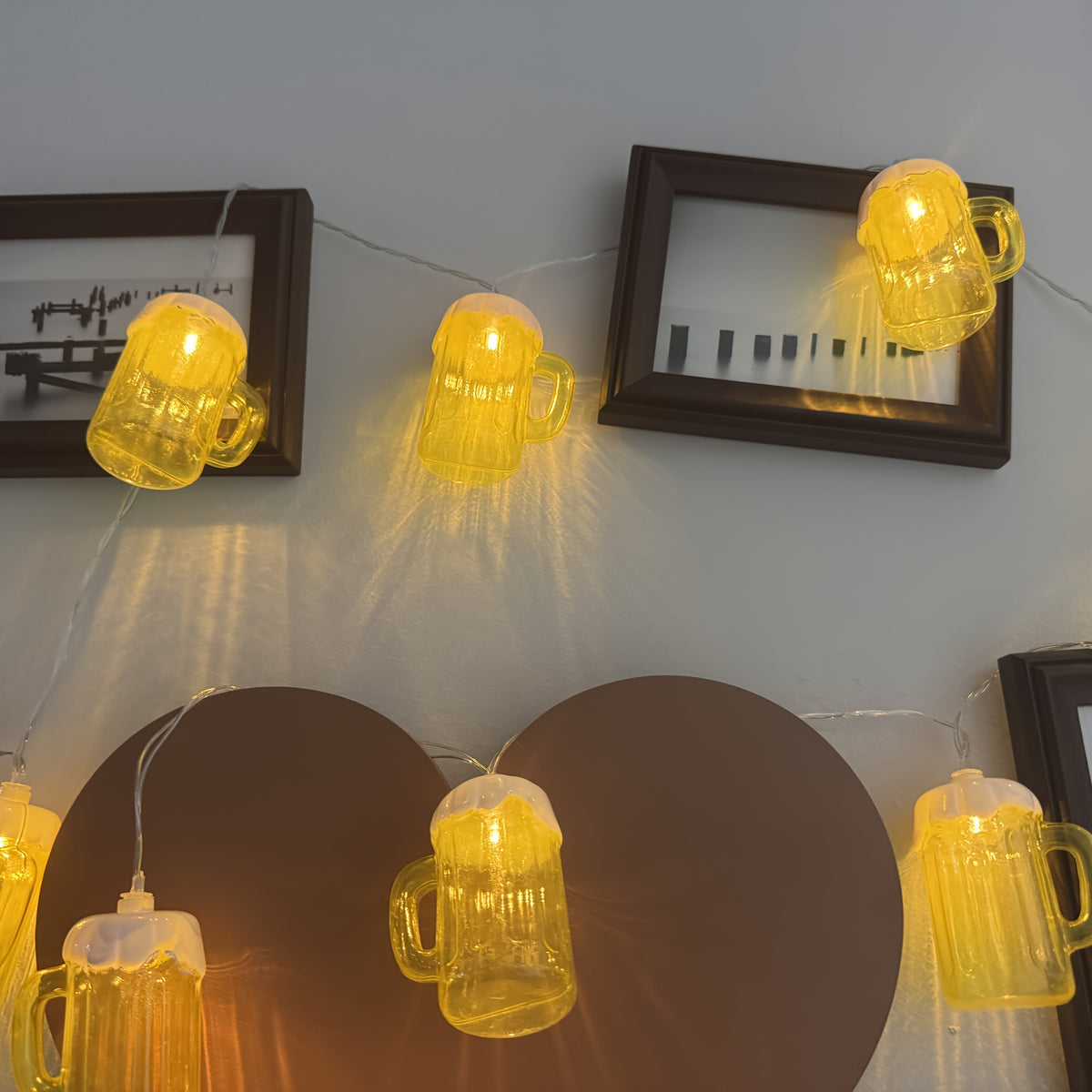 Gerard | Bierpul lichtketting warmwit met 20 LED-lampjes - foto 5