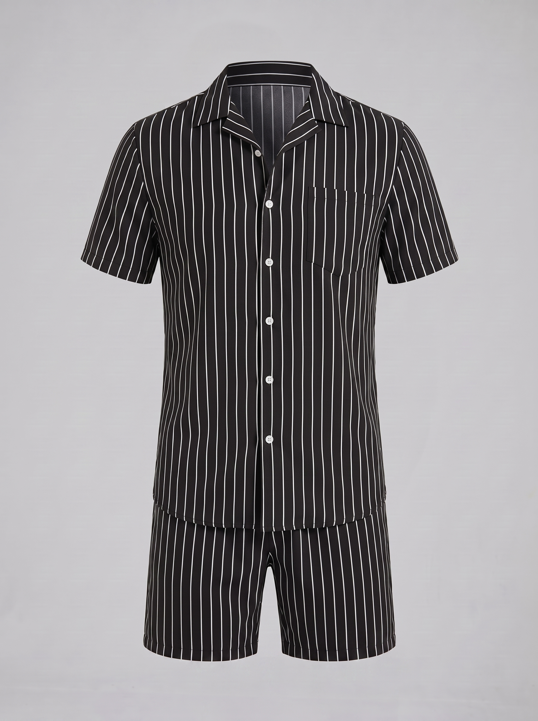Gerrit | Gestreepte zomerset voor heren met korte mouw - view 7