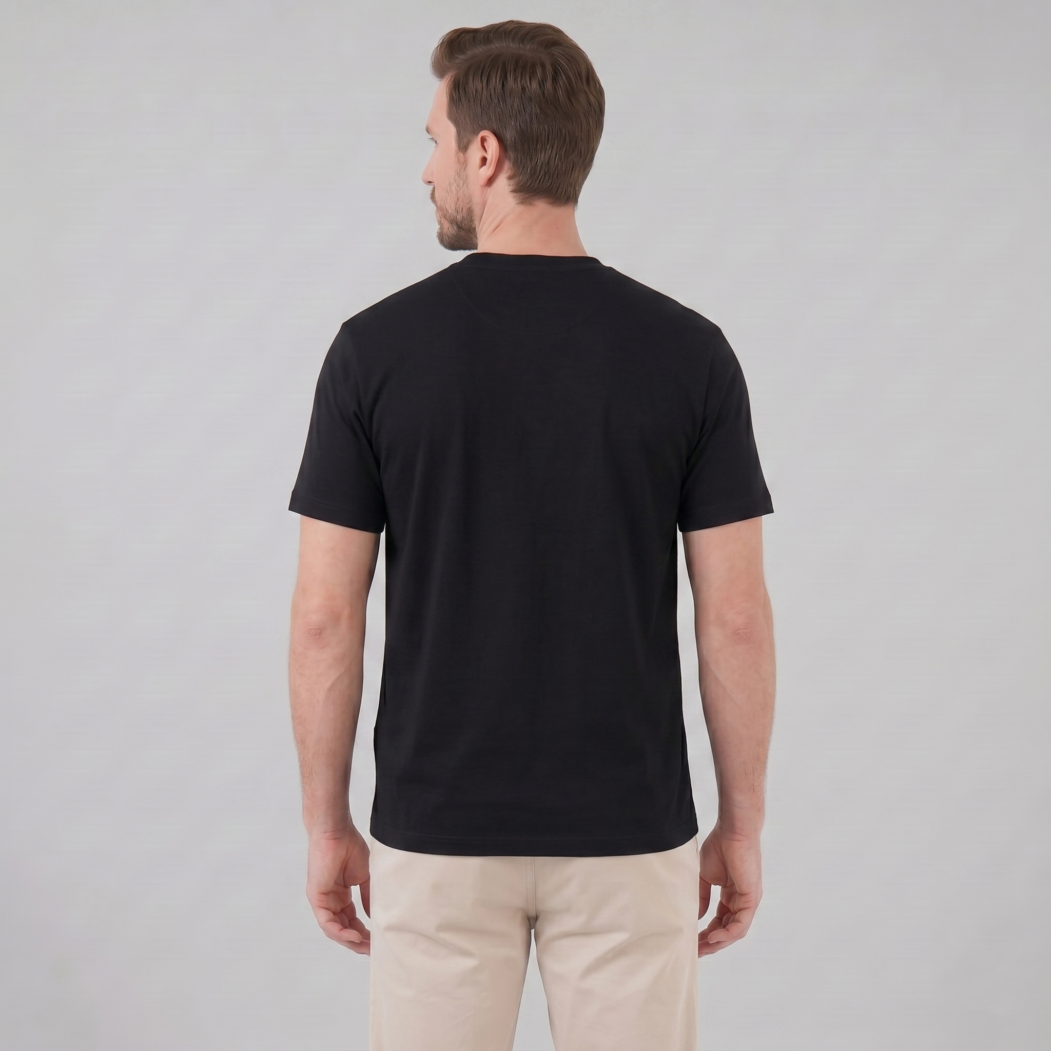 Gijs | T-shirt heren relaxed fit met borstzak - view 12
