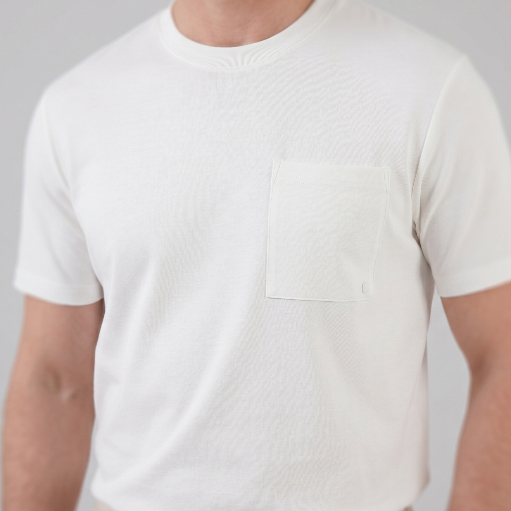 Gijs | T-shirt heren relaxed fit met borstzak - view 9