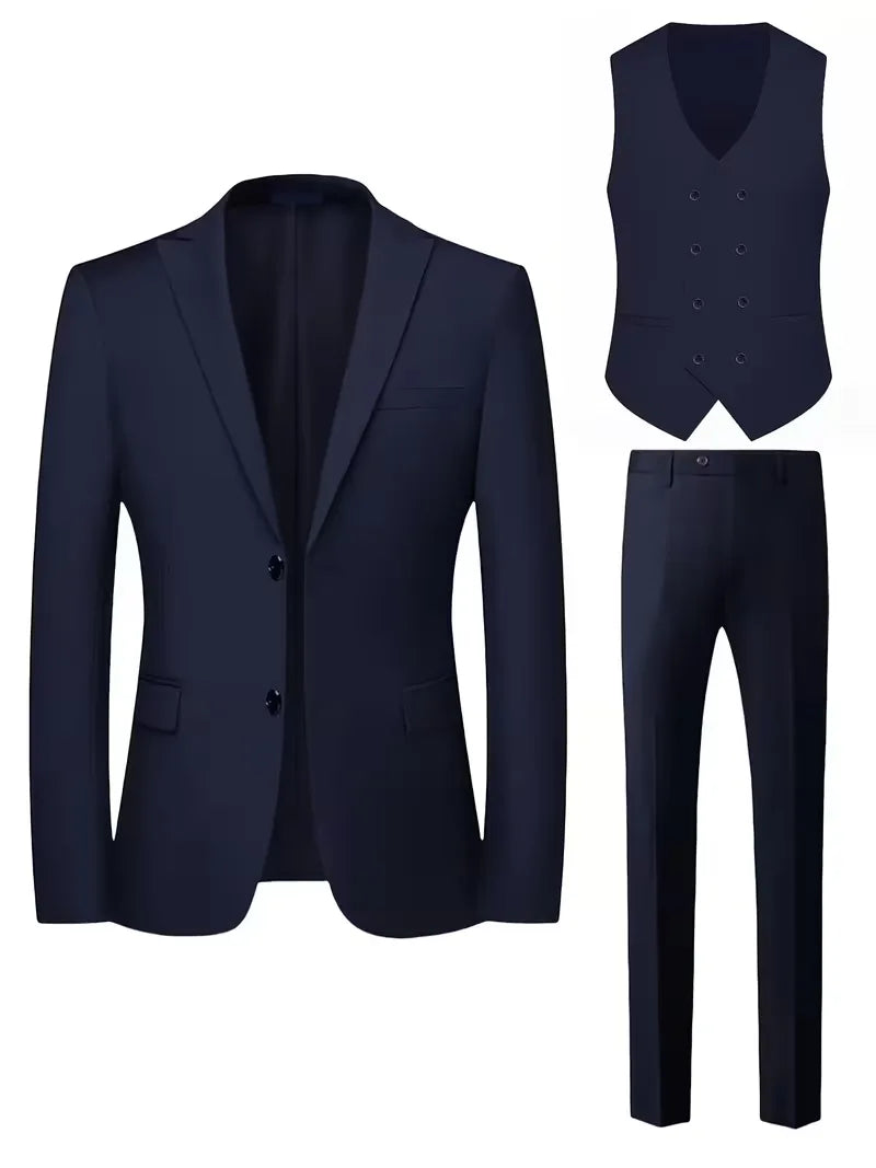 Harm | Driedelig pak voor heren met slim fit - view 15
