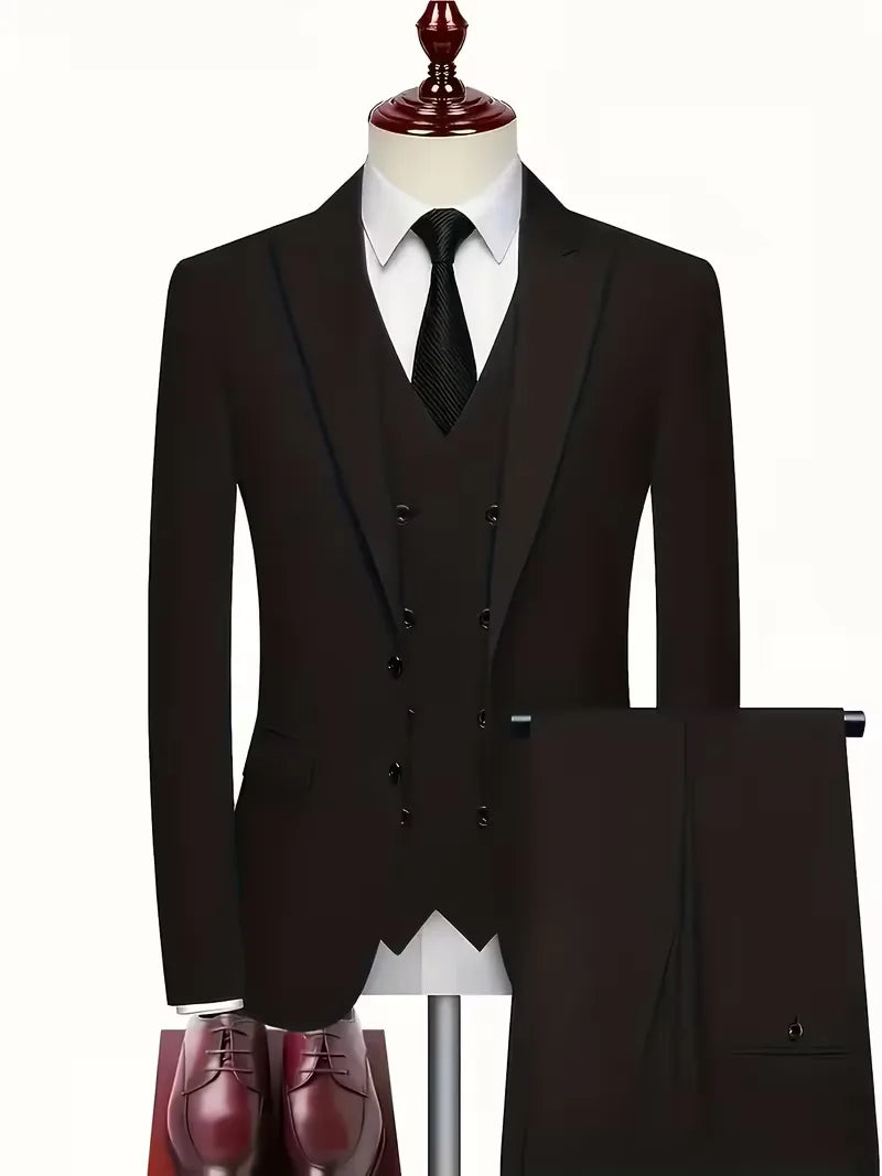 Harm | Driedelig pak voor heren met slim fit - view 5