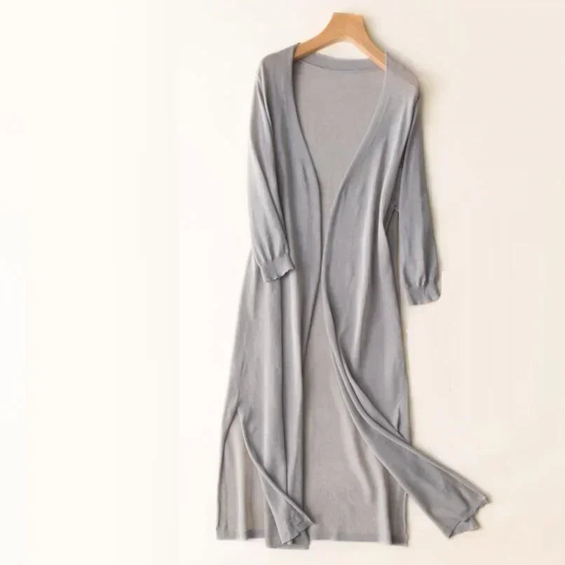 Heleen | Licht lang vest voor dames - view 10