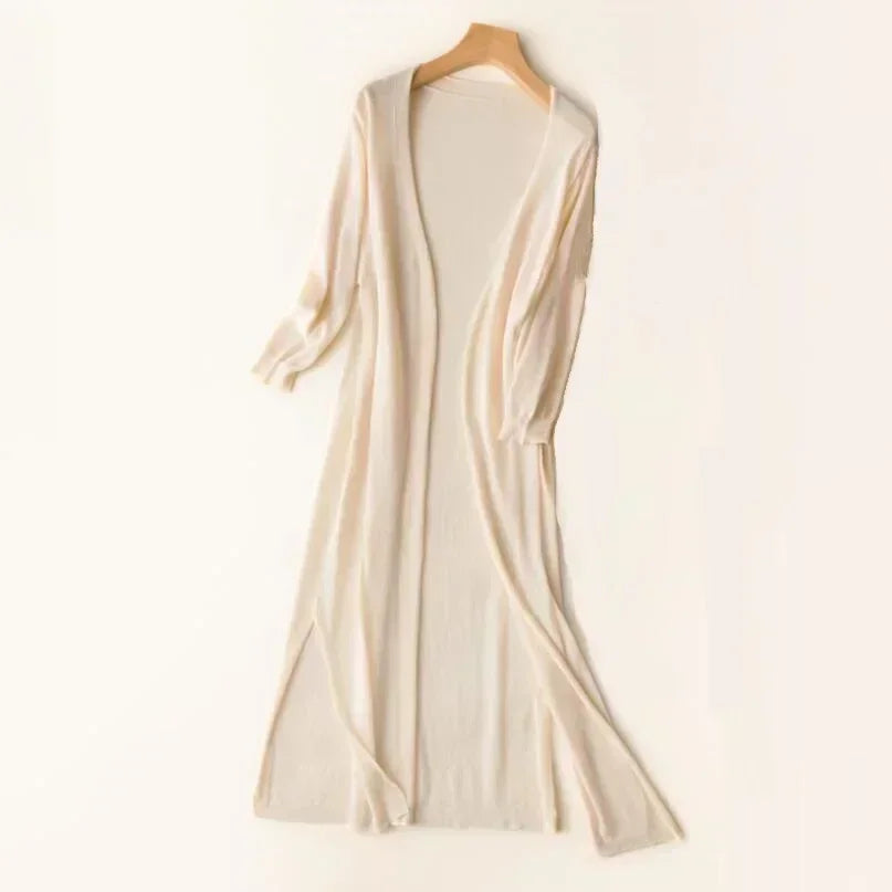 Heleen | Licht lang vest voor dames - view 12