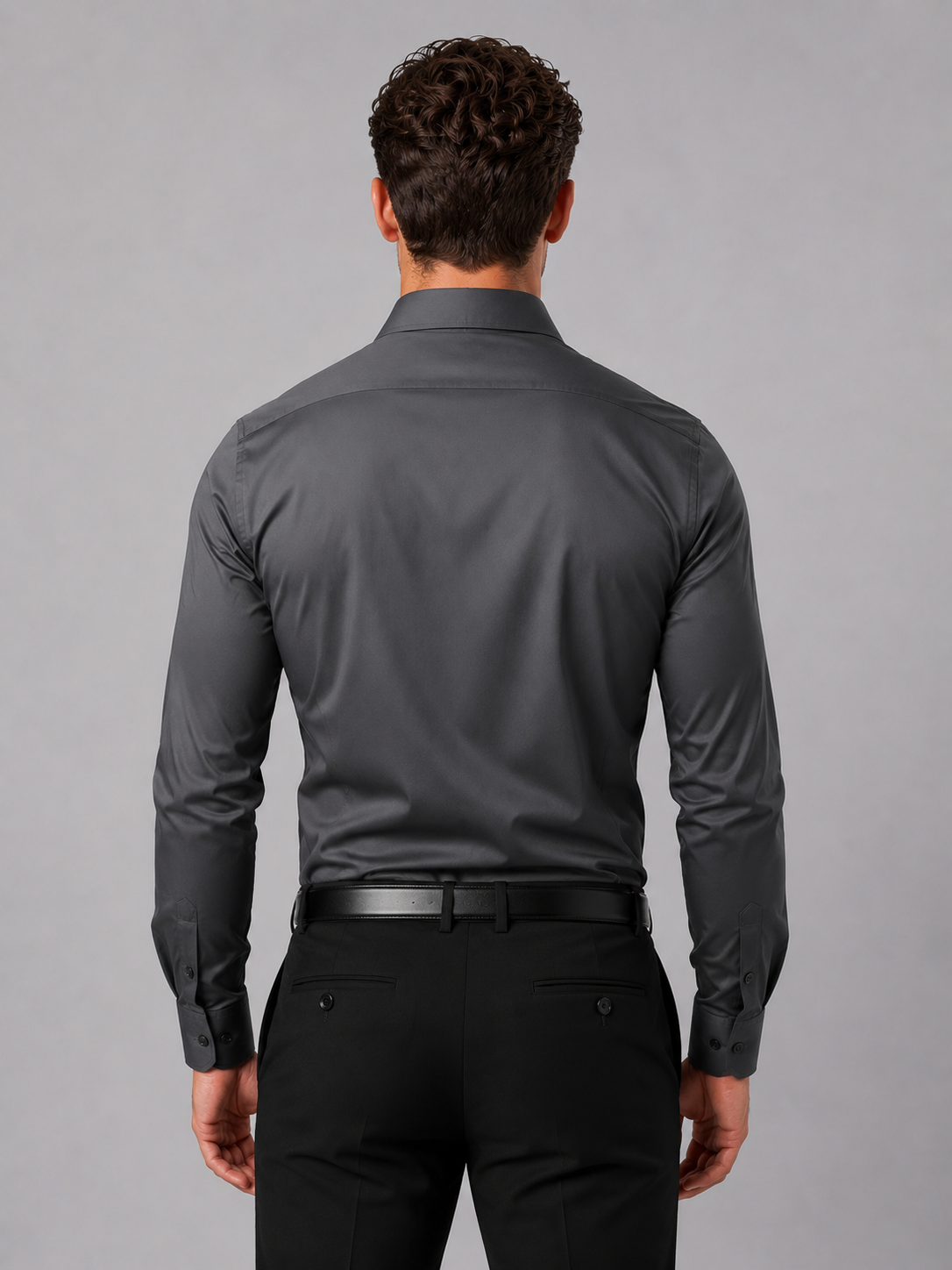 Huib | Slim fit overhemd voor heren met lange mouw - view 8