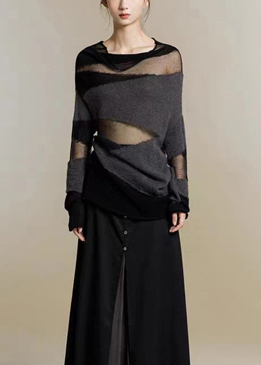 Irene | Oversized gebreide trui voor dames - view 2