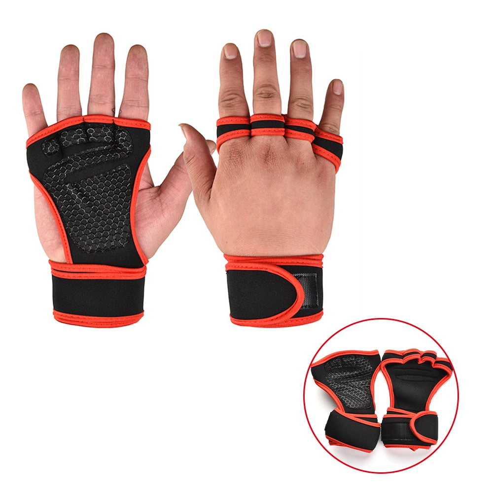 Ivo | Trainingshandschoenen met grip - A-rood