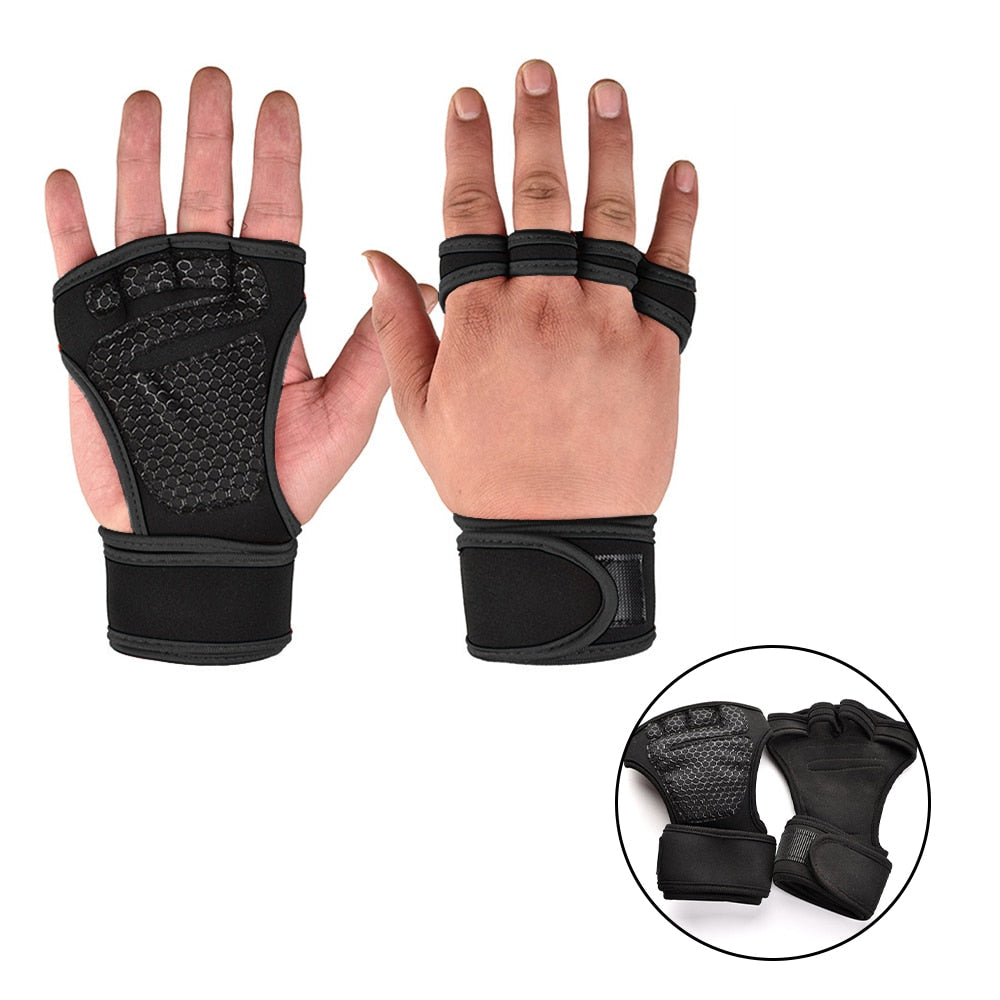 Ivo | Trainingshandschoenen met grip - A-zwart