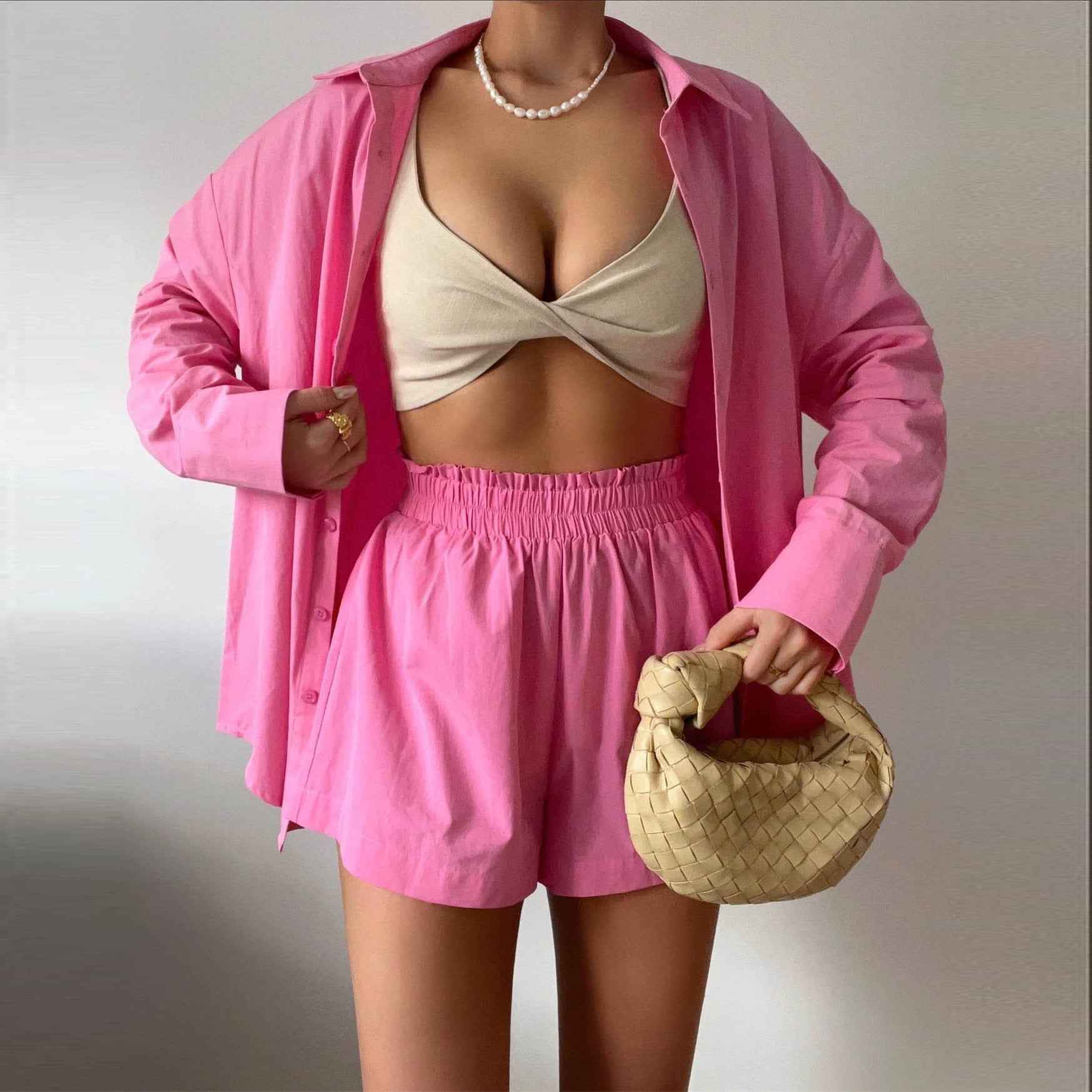Jenny | Tweedelige zomerset met blouse en short voor dames - view 6