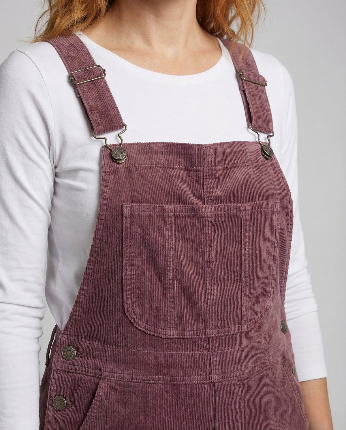 Jenny | Wijde corduroy tuinbroek voor dames - foto 6