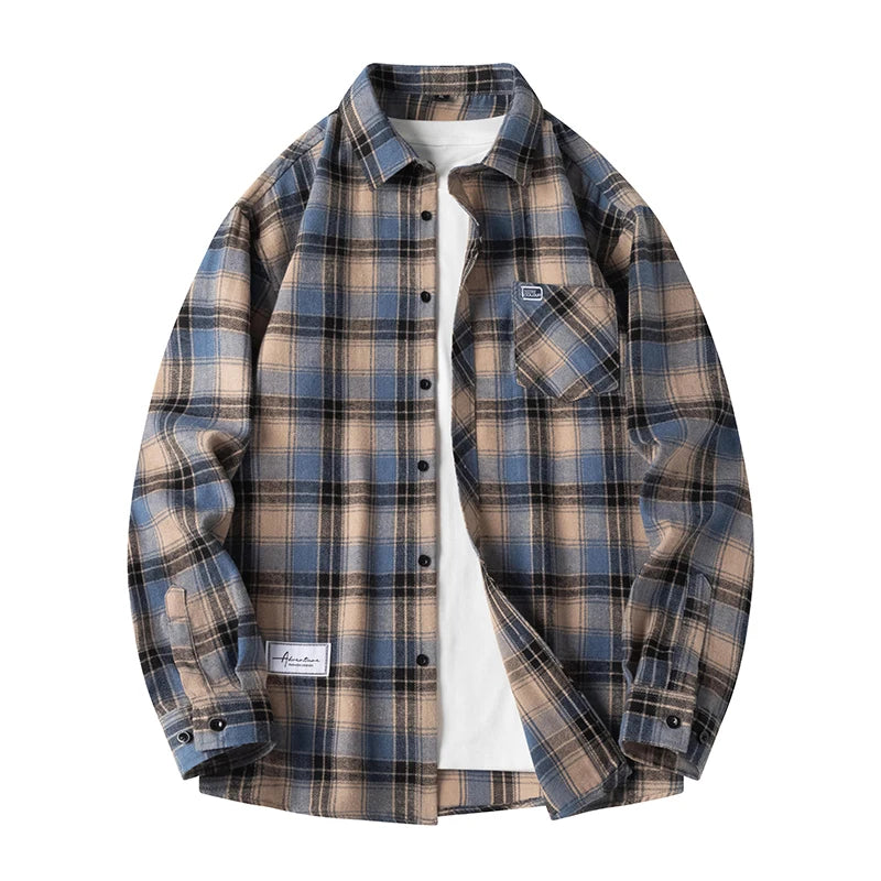 Jeroen | Geruit overshirt voor heren - view 7