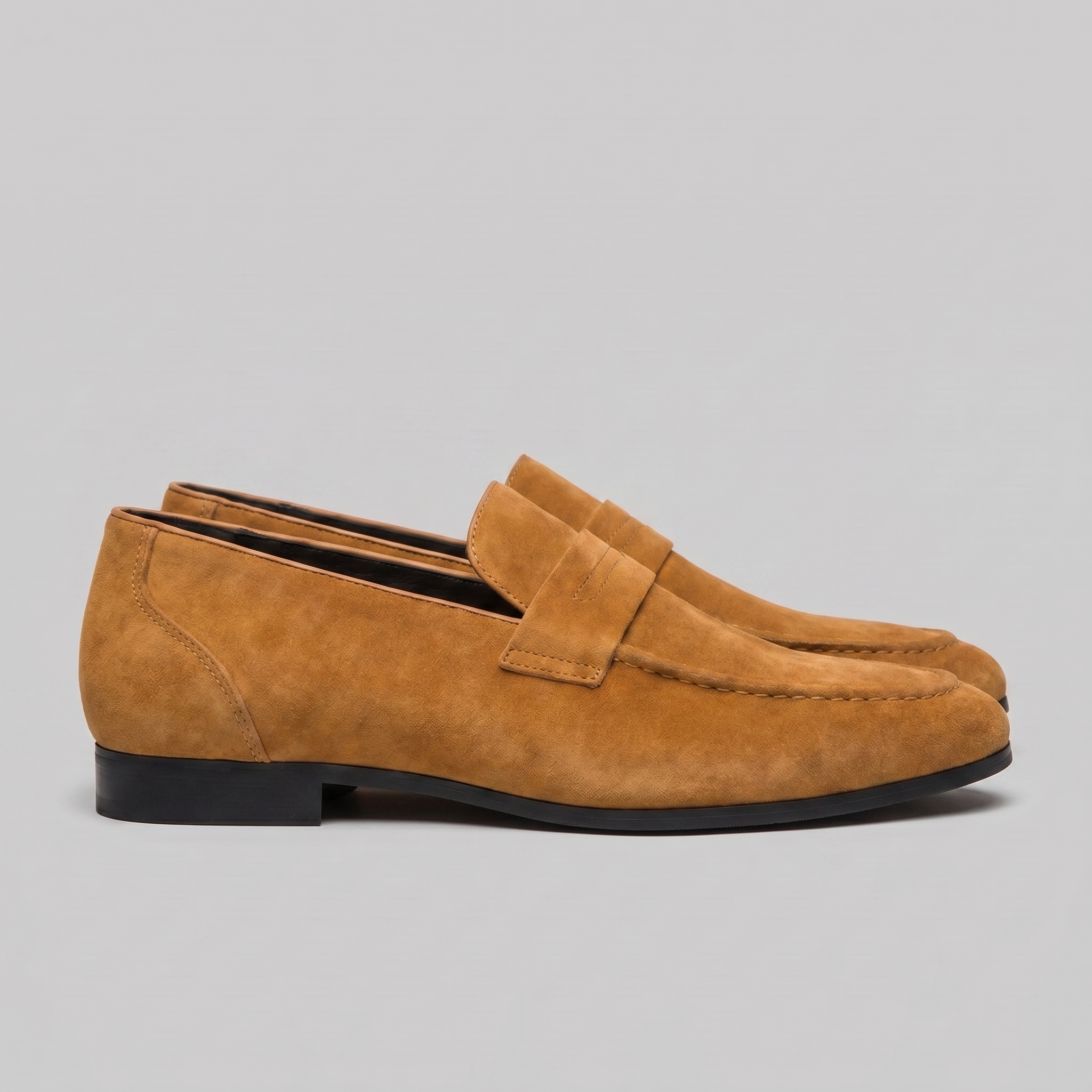 Jesse | Suède penny loafers voor heren - view 12
