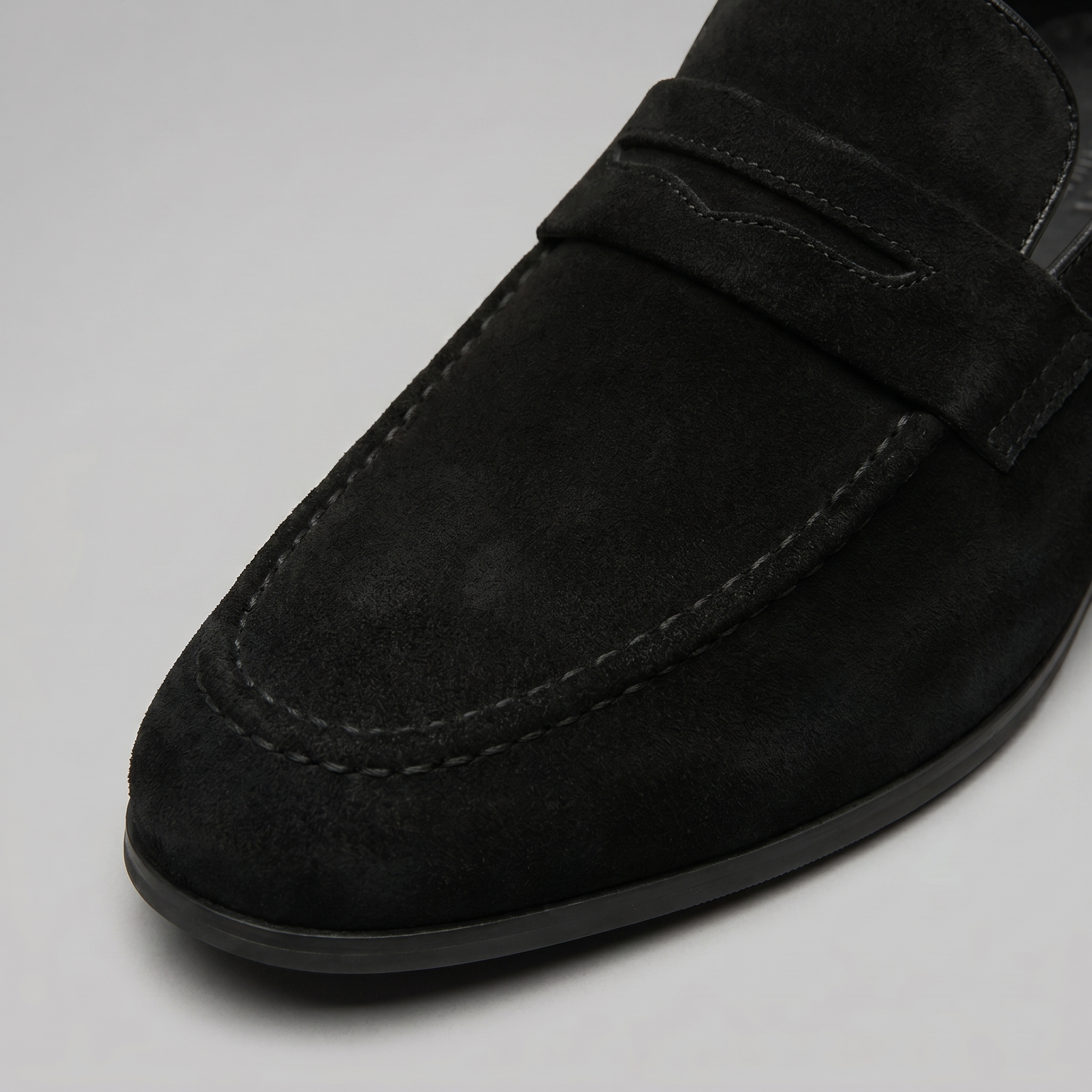Jesse | Suède penny loafers voor heren - view 18