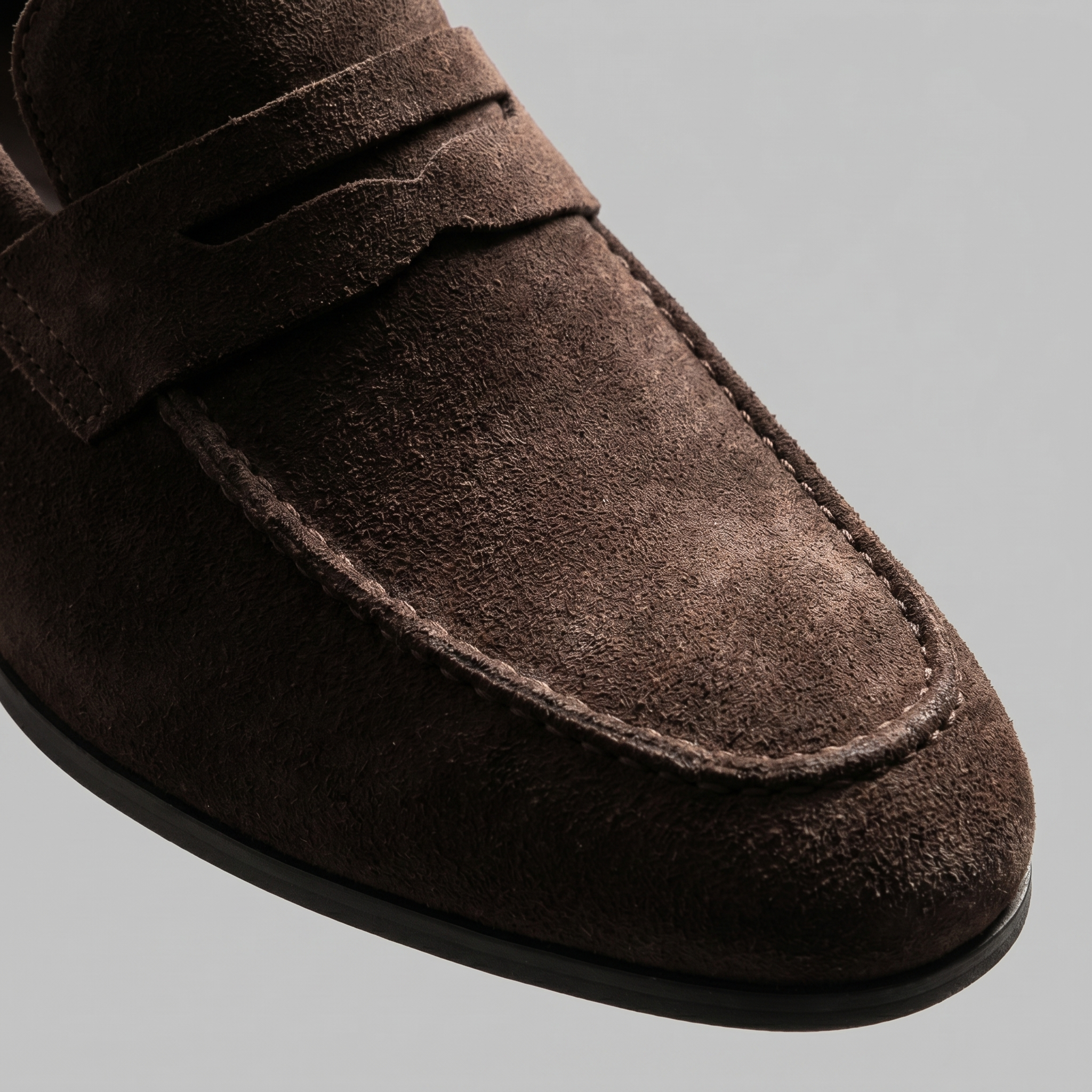 Jesse | Suède penny loafers voor heren - view 22