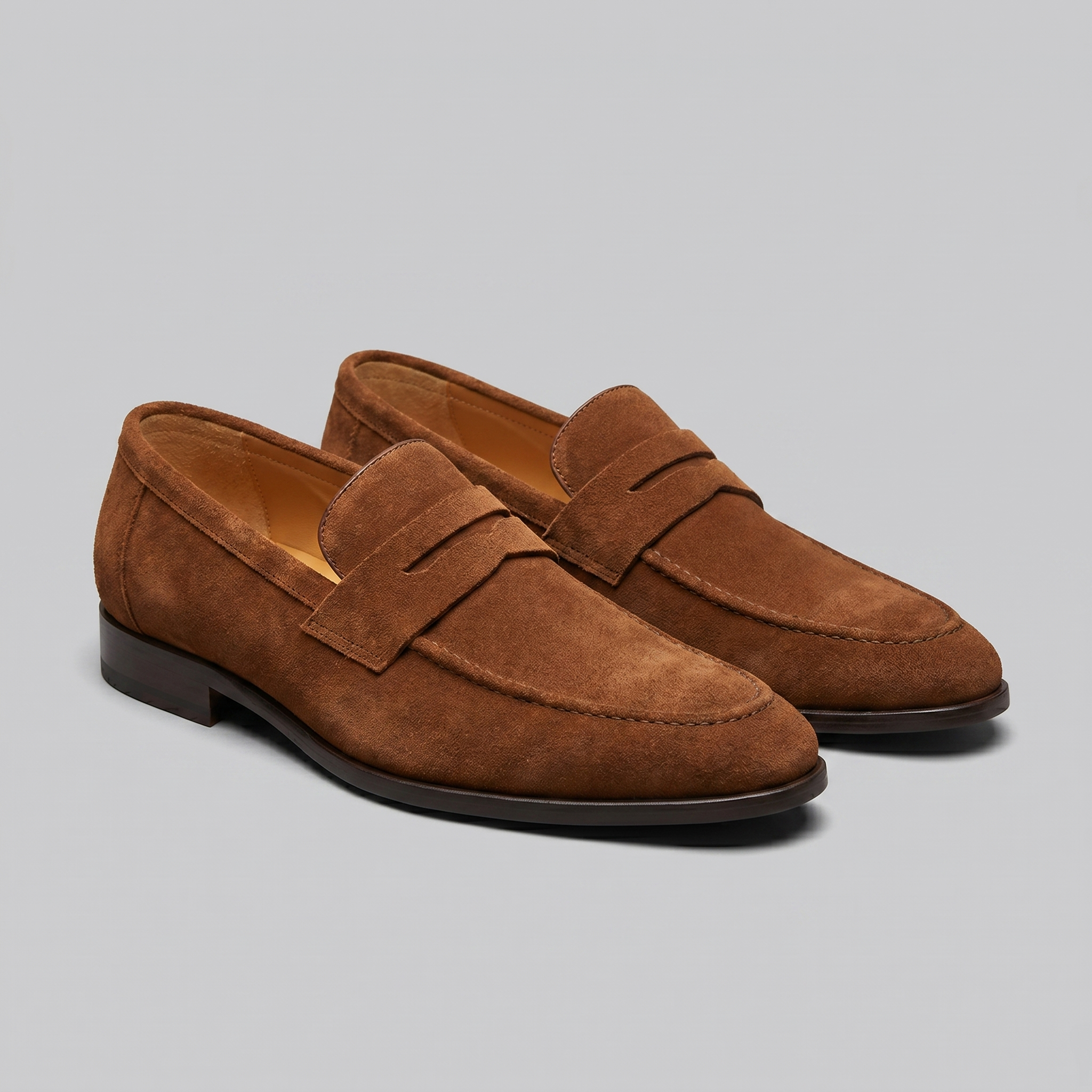 Jesse | Suède penny loafers voor heren - view 27