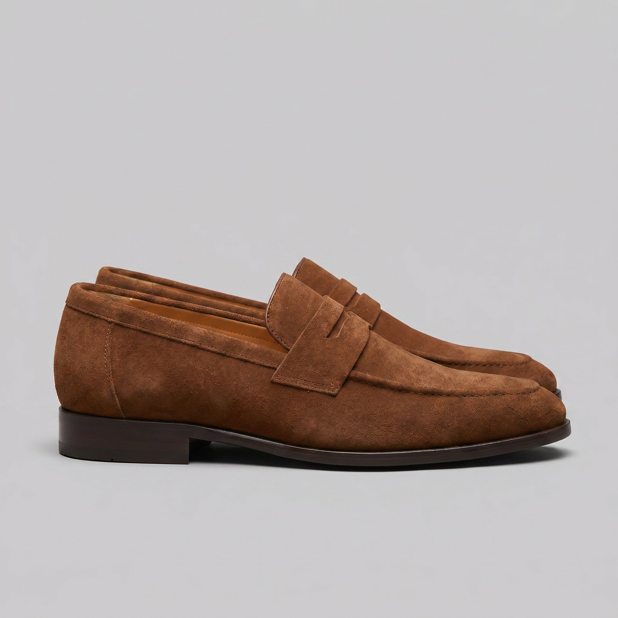 Jesse | Suède penny loafers voor heren - view 28