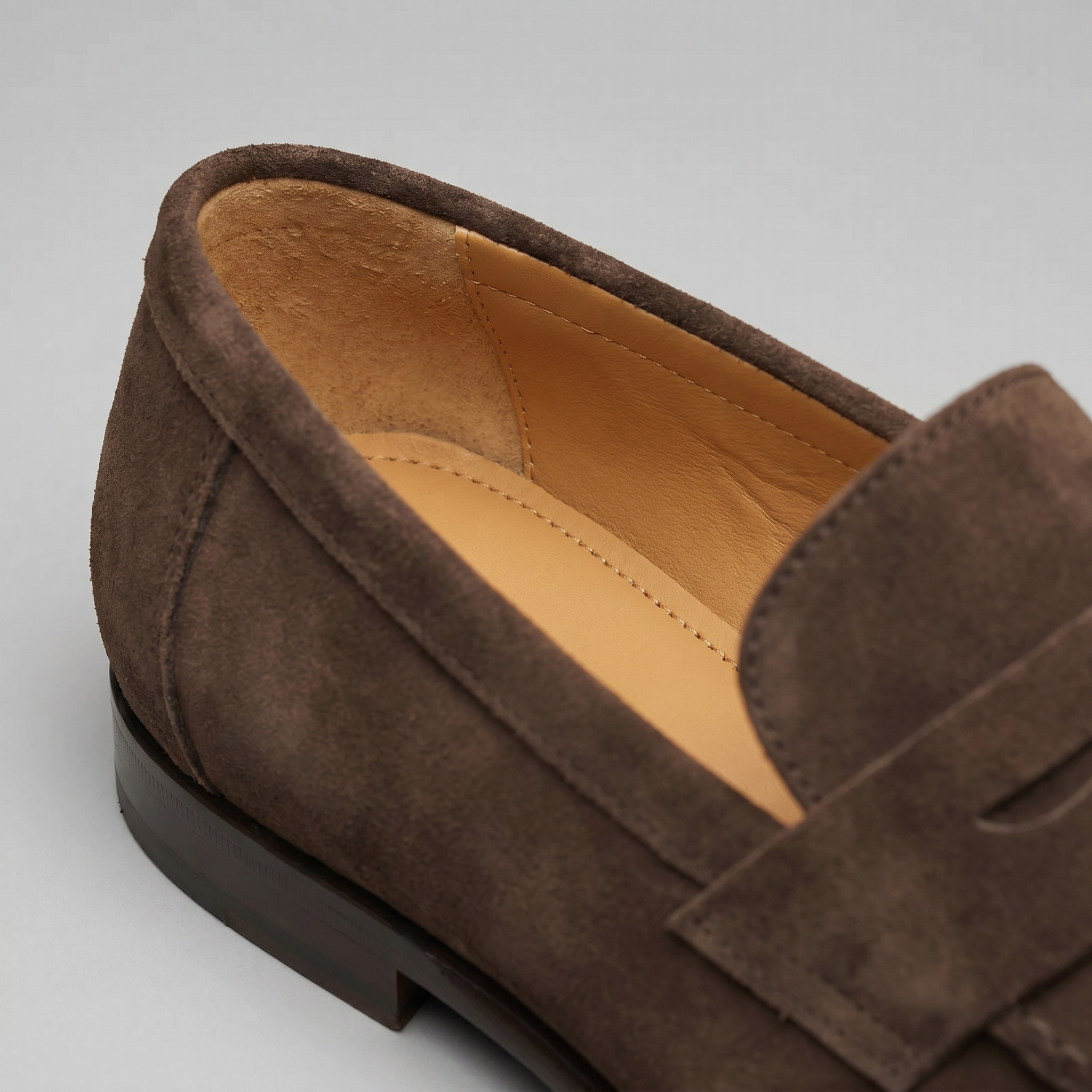 Jesse | Suède penny loafers voor heren - view 9