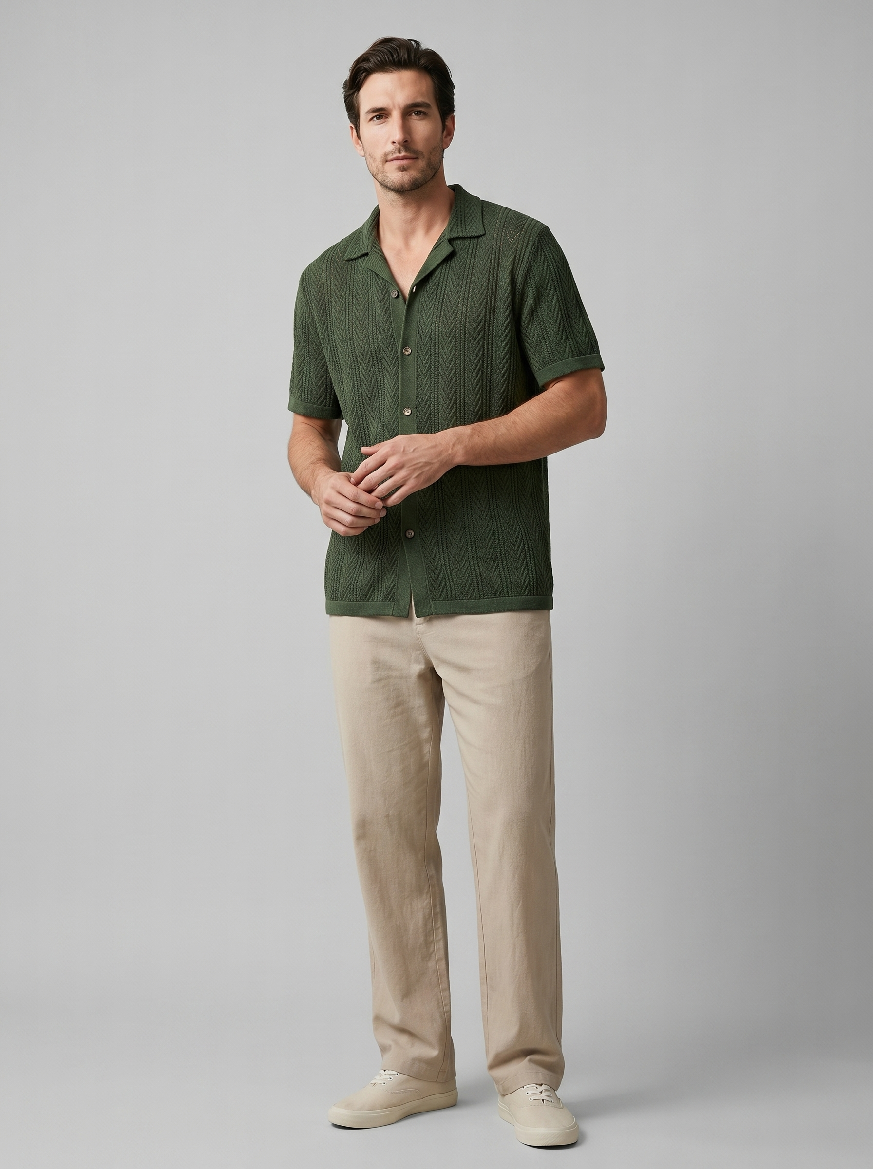 Job | Gebreide zomerset voor heren - view 15