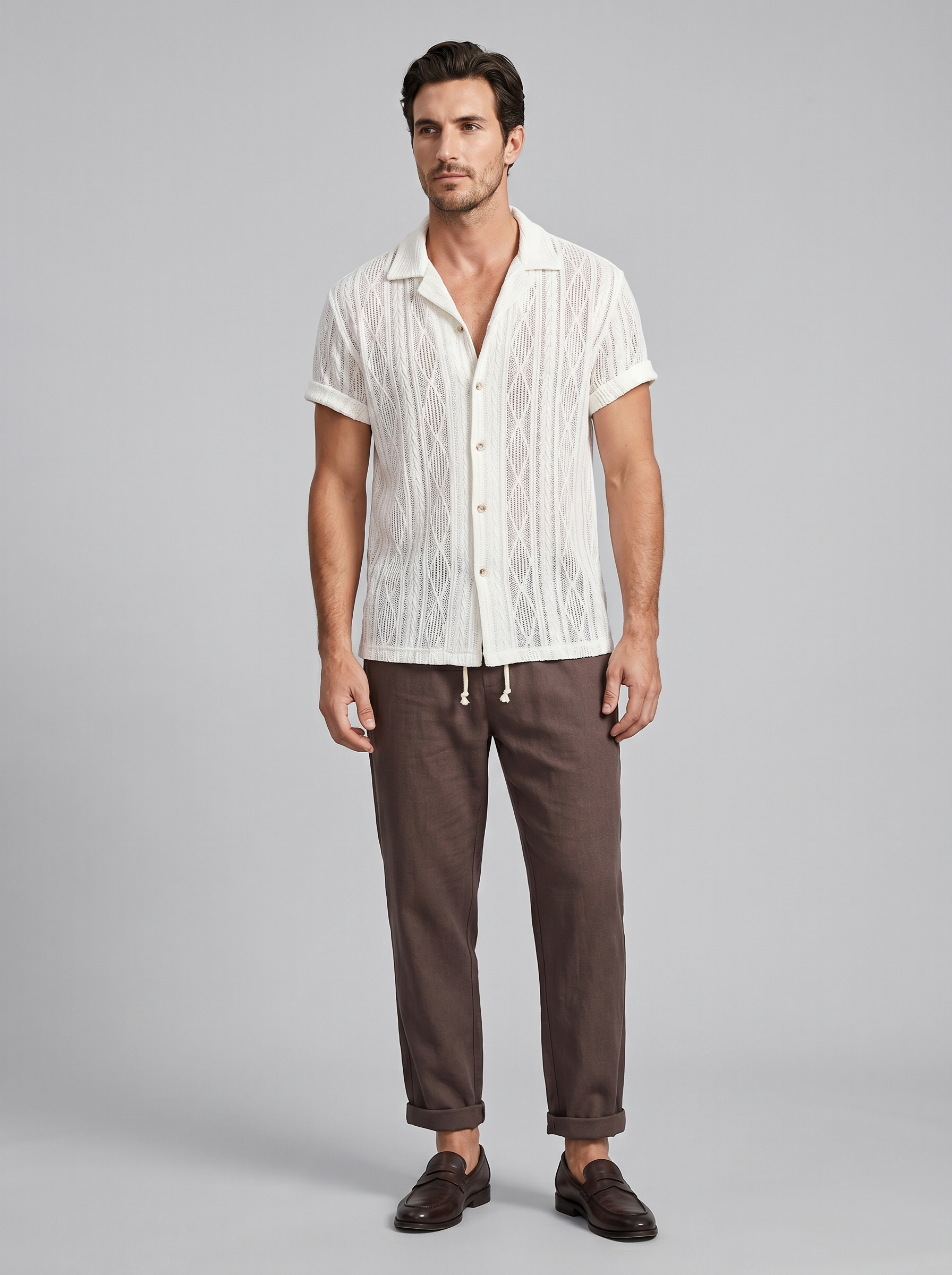 Job | Gebreide zomerset voor heren - view 18