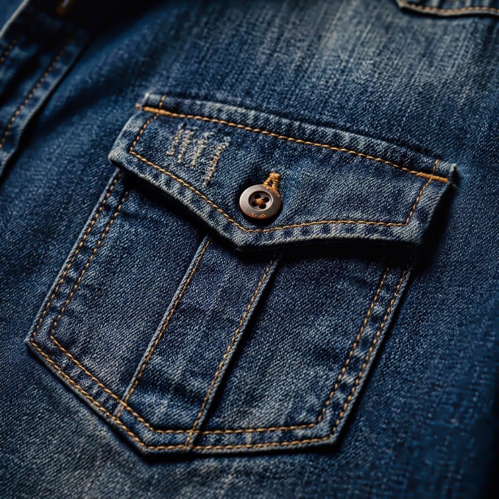 Johannes | Denim overhemd voor heren met lange mouw - view 7