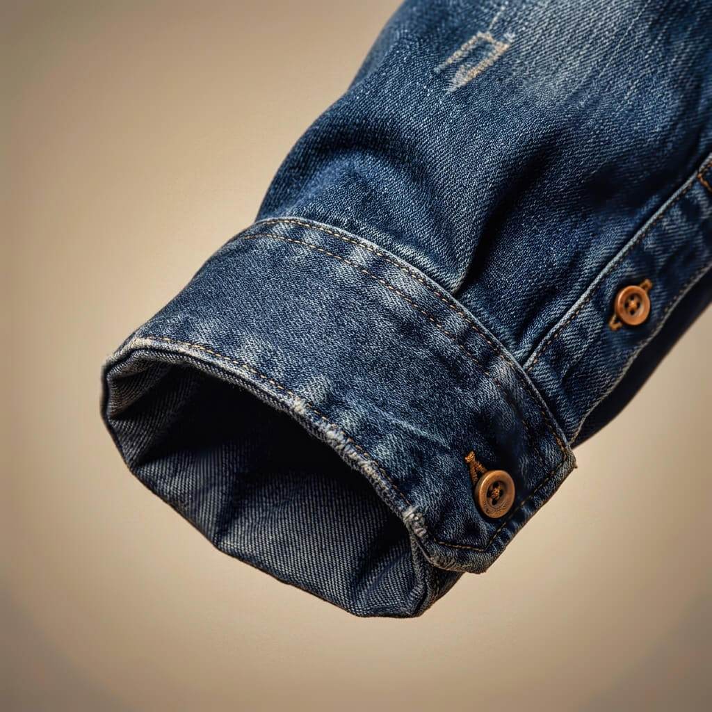 Johannes | Denim overhemd voor heren met lange mouw - view 8