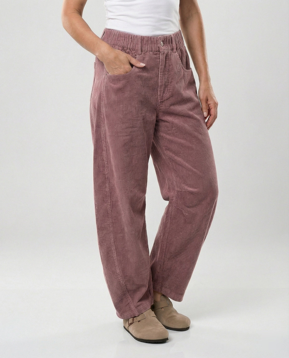 Jolijn | Corduroy broek voor dames met hoge taille - foto 10