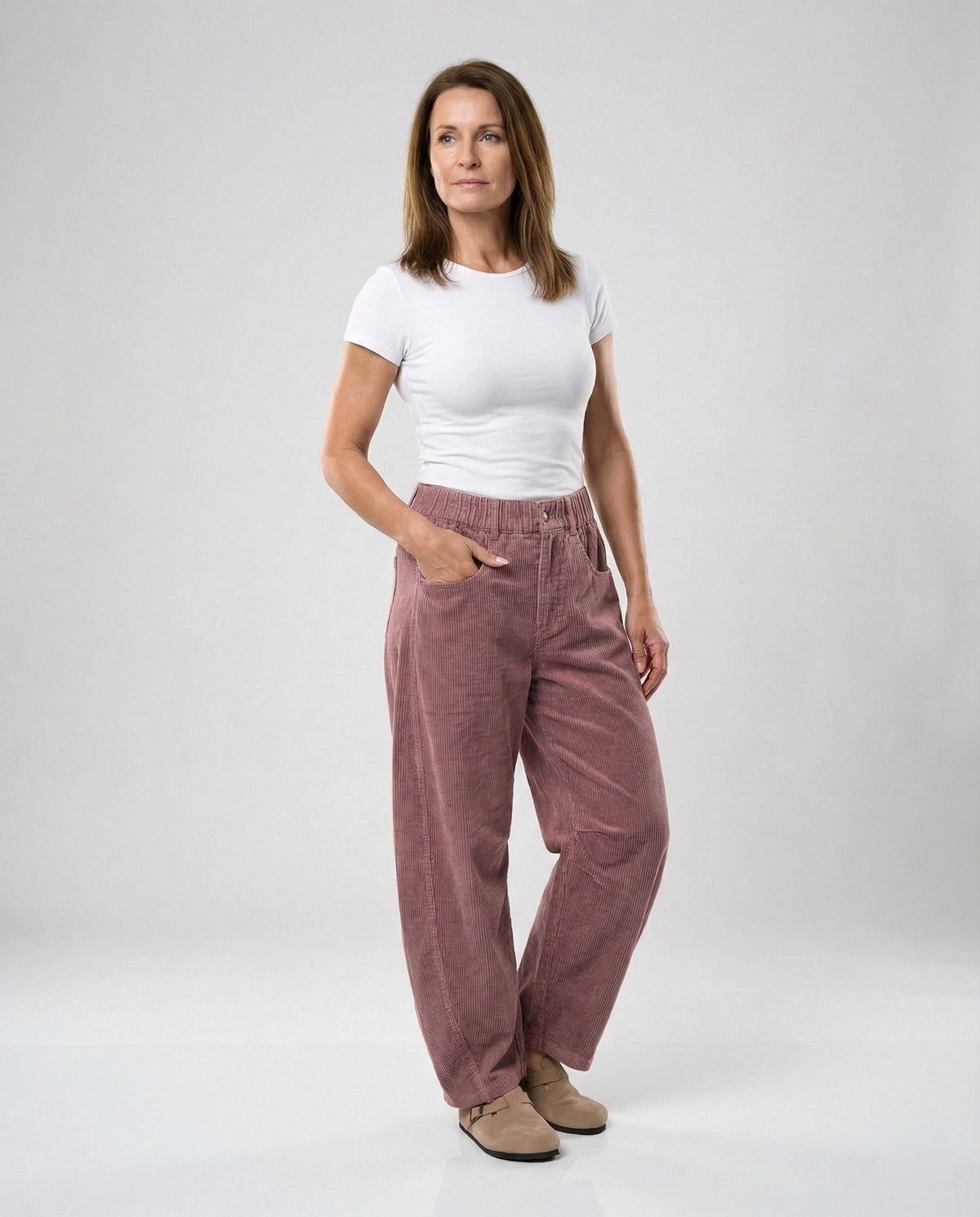 Jolijn | Corduroy broek voor dames met hoge taille - foto 11