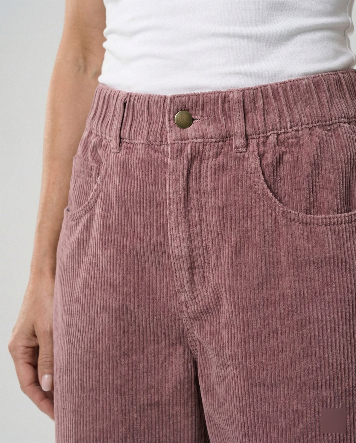 Jolijn | Corduroy broek voor dames met hoge taille - foto 9