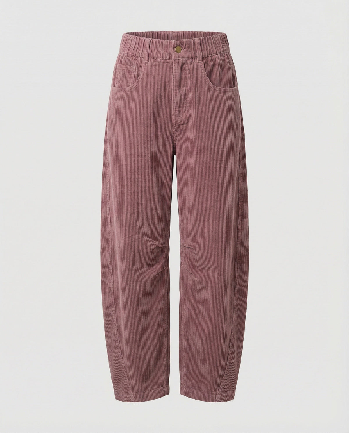 Jolijn | Corduroy broek voor dames met hoge taille - Roze