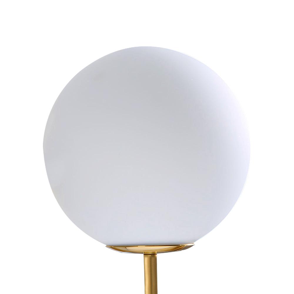 Joost | Messing wandlamp met glazen bol - foto 9