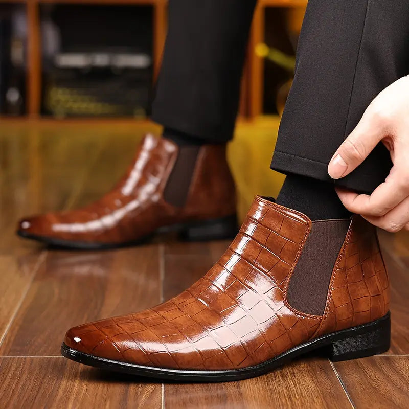 Joris | Leren chelsea boots voor heren - view 7