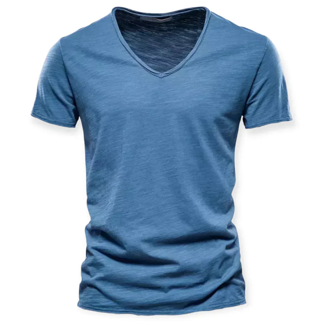 Jorn | V-hals T-shirt voor heren - Blauw
