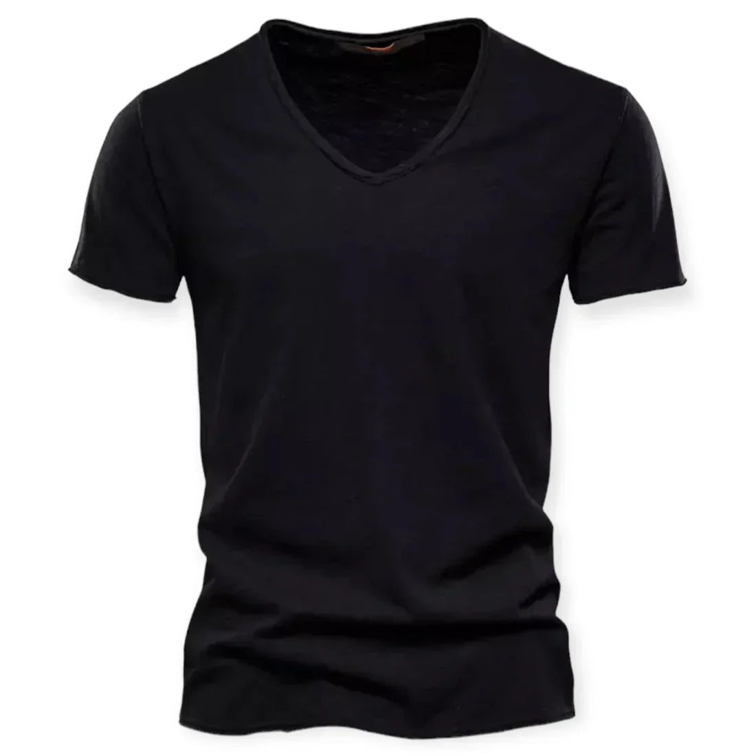 Jorn | V-hals T-shirt voor heren - Zwart