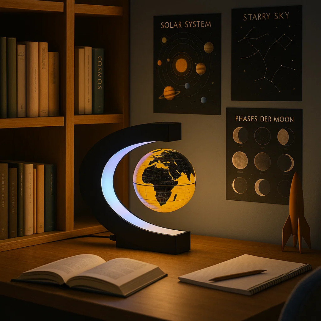 Jorn | Zwevende wereldbol lamp met LED - foto 11